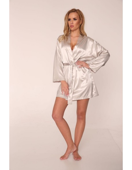 Classic bathrobe ladies' satin short, De...