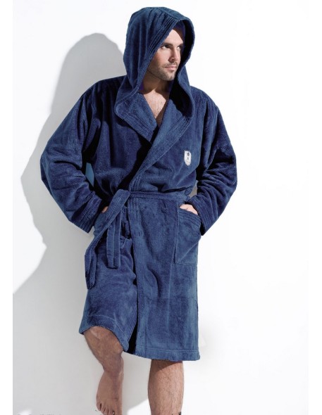 Bathrobe male with hood L&L Ivo