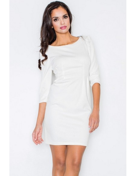 Sukienka krótka rękaw 3/4, Figl 82