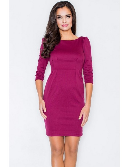 Sukienka krótka rękaw 3/4, Figl 82