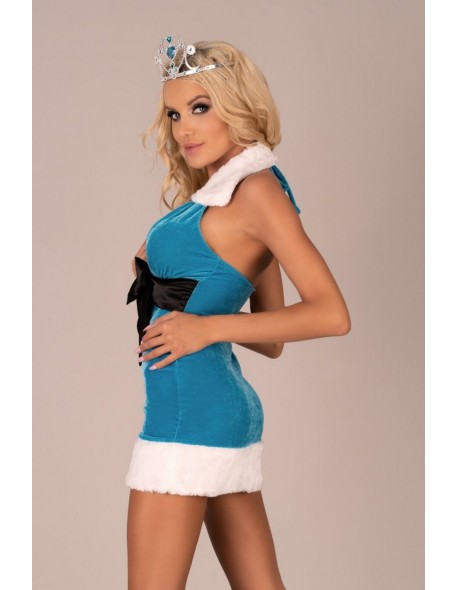 Christmas wish kostium Mikołajki niebieski,...