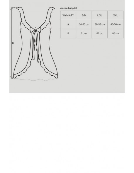 Electra night t-shirt with thongs, Obsessive