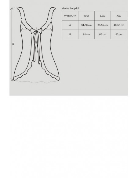 Electra night t-shirt with thongs, Obsessive