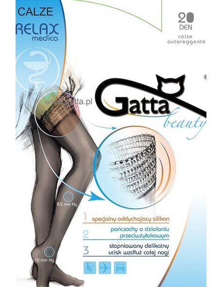 Pończochy uciskowe przeciwżylakowe Gatta Calze Relaxmedica 20 den 