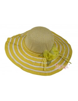 Hat na summer yellow 867 3