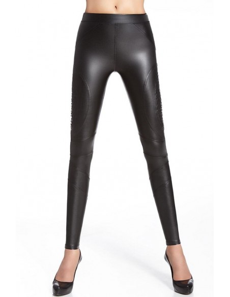 Legginsy lateksowe damskie Bas Bleu Roxana 