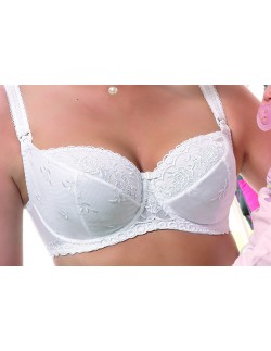 Bra for feeding soft Krisline Brillant White 2