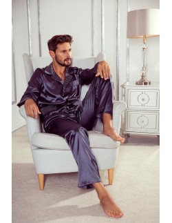 Pajamas men's satin, De Lafense 939 2