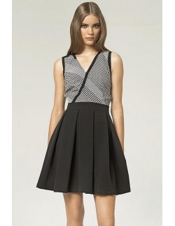 Sukienka damska plisowana bez rękawów rozkloszowany dół,...