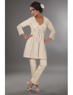 Suri szlafrok damski kremowy, Livia Corsetti lc 90021 