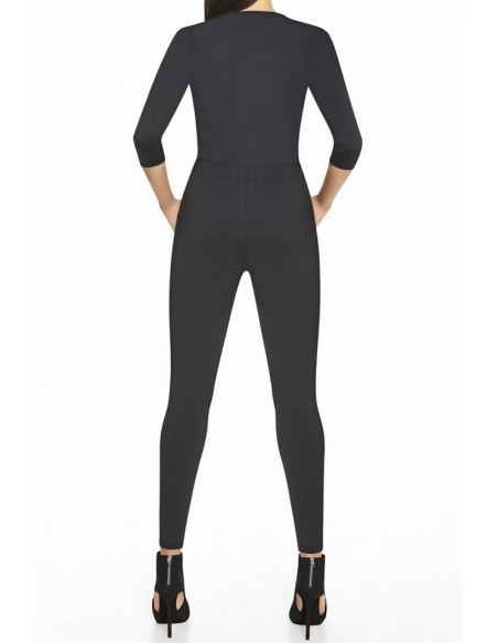 Black overalls ladies' long Bas Bleu Violetta