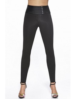 Legginsy wyszczuplające brzuch Bas Bleu Carla  2