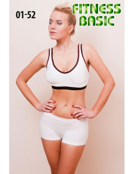 Sportowy biustonosz bez fiszbin Hanna Style 01-52 