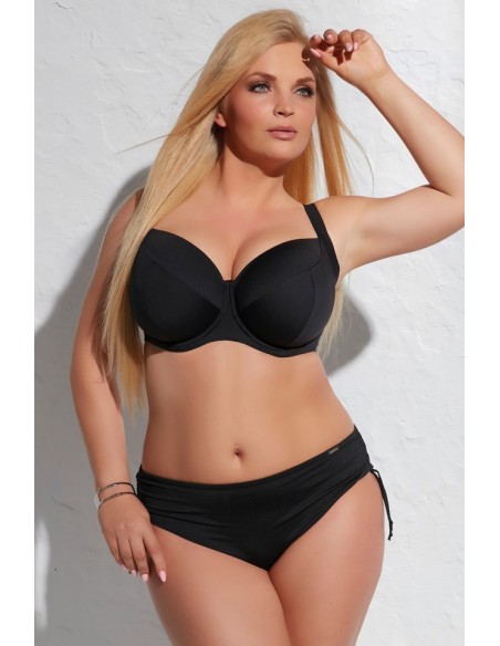 Biustonosz kąpielowy usztywniany Krisline Beach czarny 