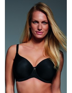 Biustonosz usztywniany Krisline Fortuna spacer czarny 