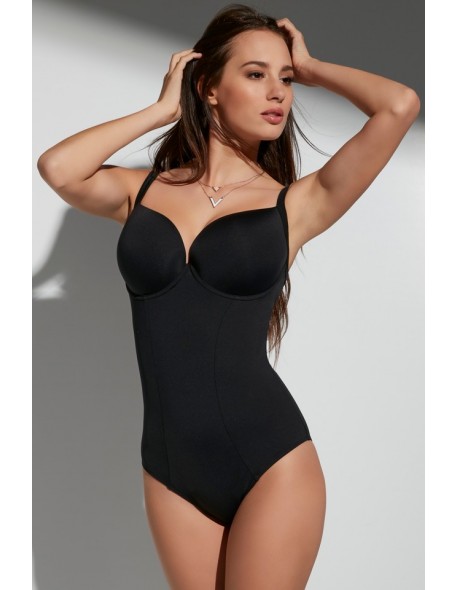 Swimsuit piece padded Krisline Beach black