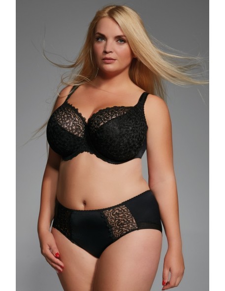 Figi damskie Krisline Betty midi czarne 