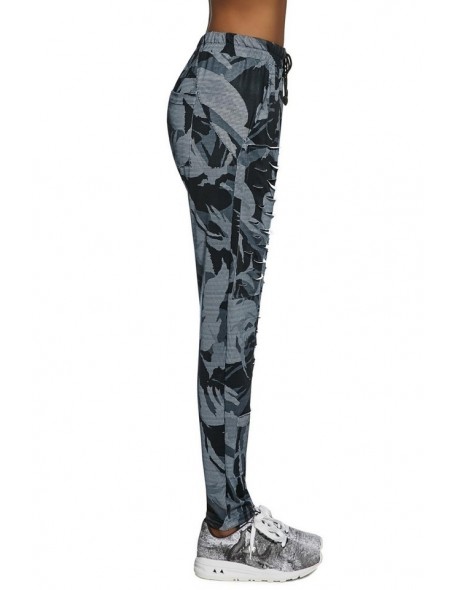 Legginsy sportowe damskie długie Bas Bleu Yank 