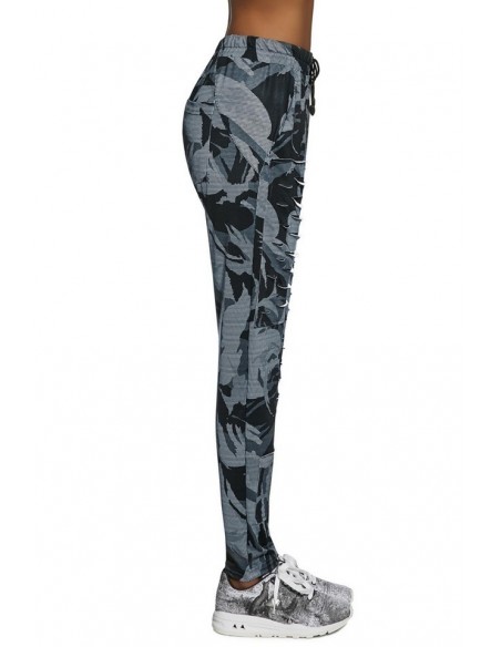 Legginsy sportowe damskie długie Bas Bleu Yank 