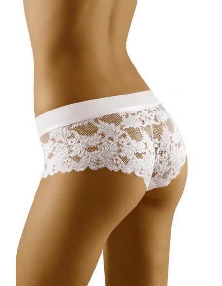 Majtki szorty damskie z koronką Wol-Bar Jade 