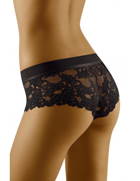 Majtki szorty damskie z koronką Wol-Bar Jade 