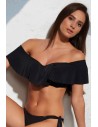 Bra bathing with flounce Krisline Beach espana black