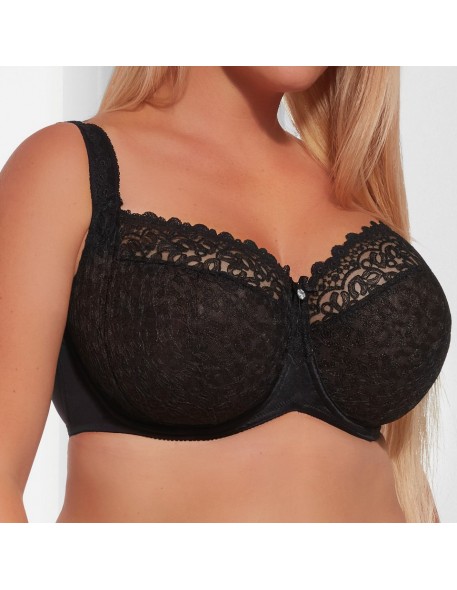 Biustonosz miękki Krisline Betty full cup czarny 