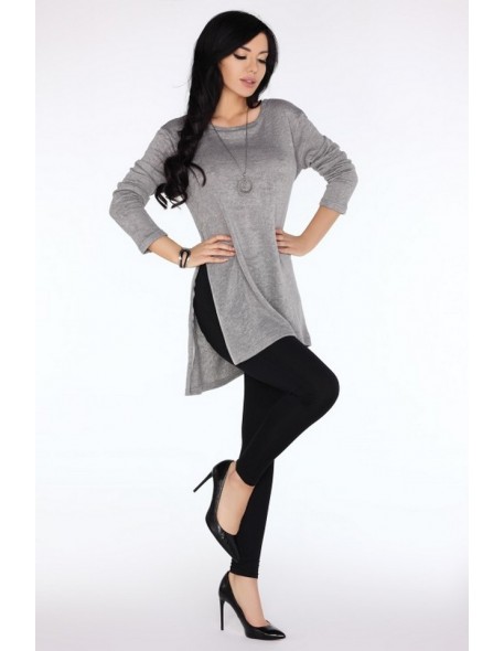 Bente tunic women's with long sleeve grey,...