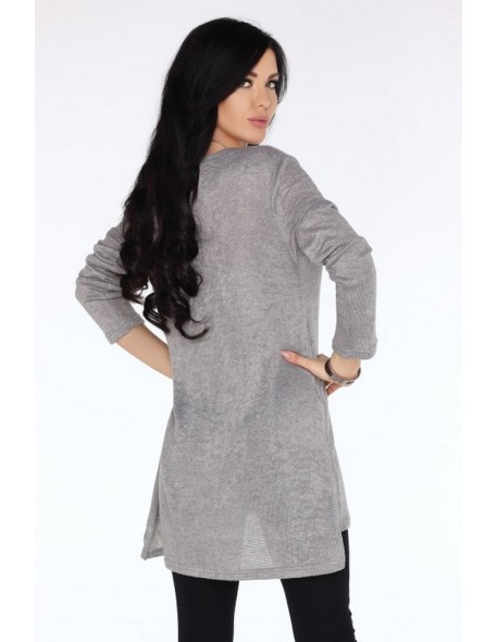 Bente tunic women's with long sleeve grey,...