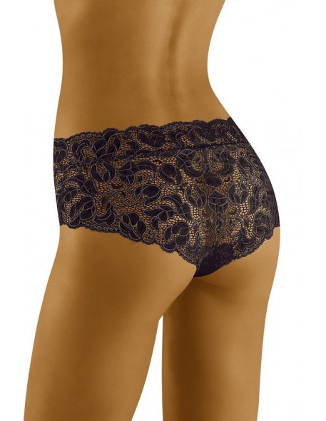 Majtki szorty damskie z koronką Wol-Bar Nova 