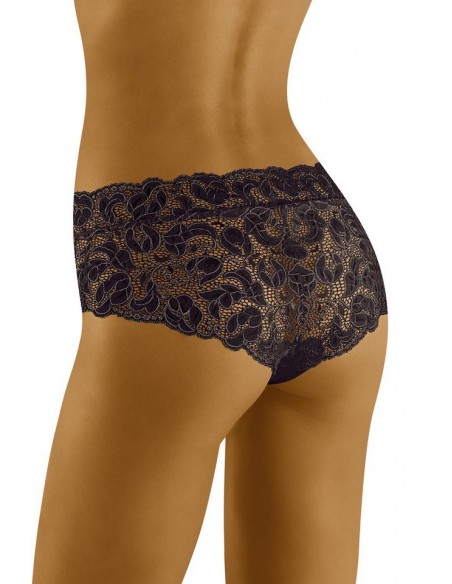 Majtki szorty damskie z koronką Wol-Bar Nova 