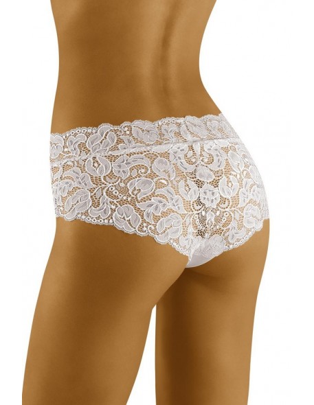 Majtki szorty damskie z koronką Wol-Bar Nova 