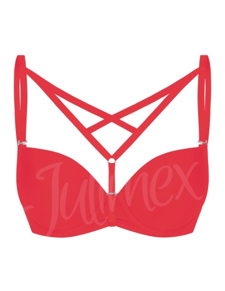 Decollete cross straps decorative, Julimex