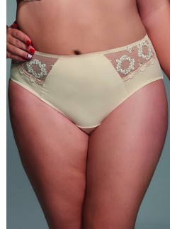 Figi damskie Krisline Fortuna midi beżowe 