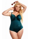 Swimsuit piece soft Krisline Beach emerald