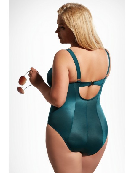 Swimsuit piece soft Krisline Beach emerald