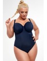Swimsuit piece soft Krisline Beach navy blue