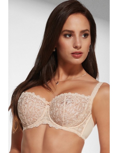 Bra soft Krisline Betty half cup beige