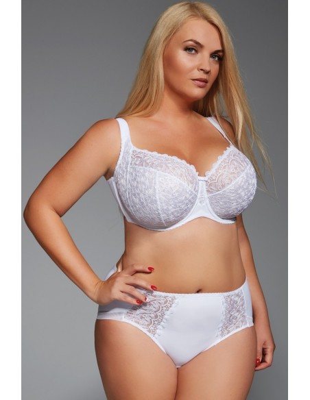 Biustonosz miękki Krisline Betty full cup biały 