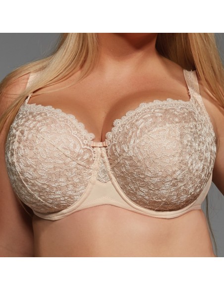 Bra soft Krisline Betty full cup beige