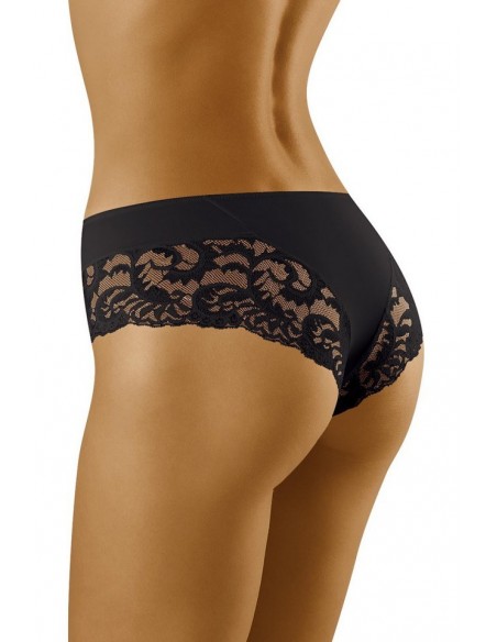 Majtki szorty damskie z koronką Wol-Bar Cara 