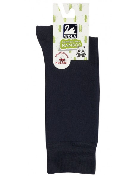 Socks men's smooth with bamboo, Wola