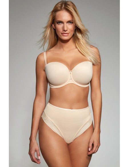 Biustonosz bardotka Krisline Fortuna mhm beżowy comfort 