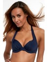 Biustonosz kąpielowy push up Krisline Beach brassiere granat
