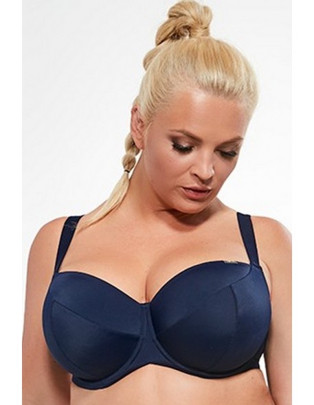 Bra bathing soft Krisline Beach navy blue