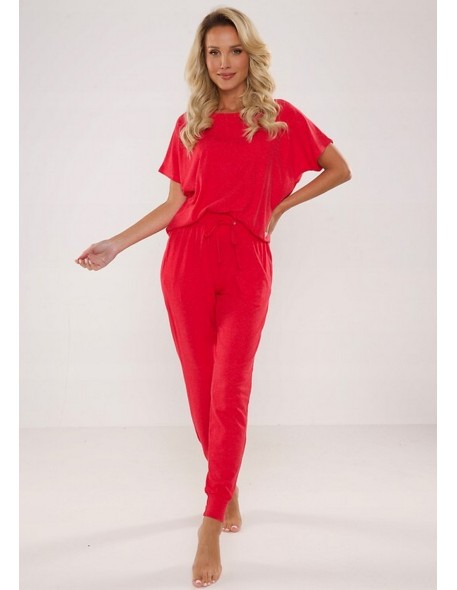 Paula piżama damska krótki rękaw, De Lafense 524