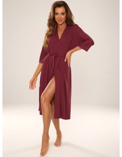 Visa bathrobe ladies' long 3xl-4xl, De Lafense 892 2