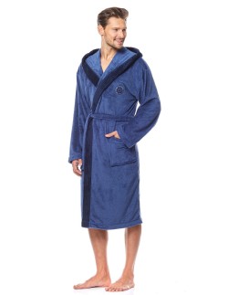 Bathrobe male ciepły with hood L&L George