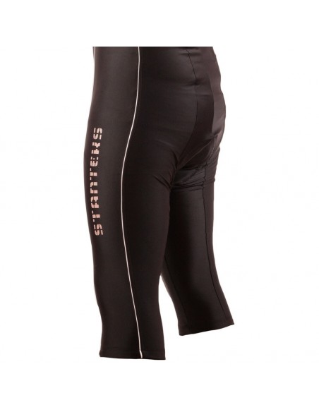 Spodenki rowerowe na szelkach z wkładką, Stanteks sr0059