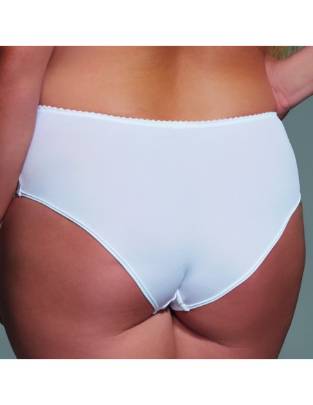 Figi damskie Krisline Fortuna midi białe 